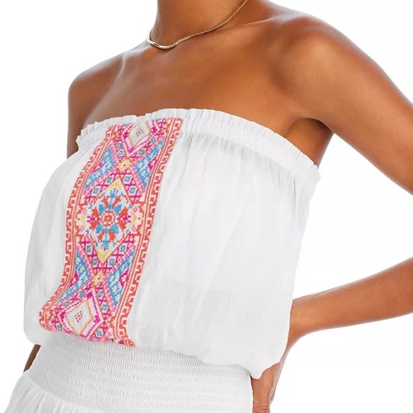 NWT Ramy Brook Jaycee Embroidered Mini Dress - Picture 5 of 9